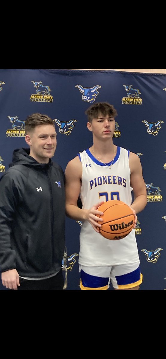 Tygustafson2023's tweet photo. Had a great visit with @Coach_Digs_  at Alfred State. Blessed to Receive a offer to play @AlfredState.  
@hustlecoachko @cfcahoops @gustafson_coach https://t.co/qWE7PhZjgC