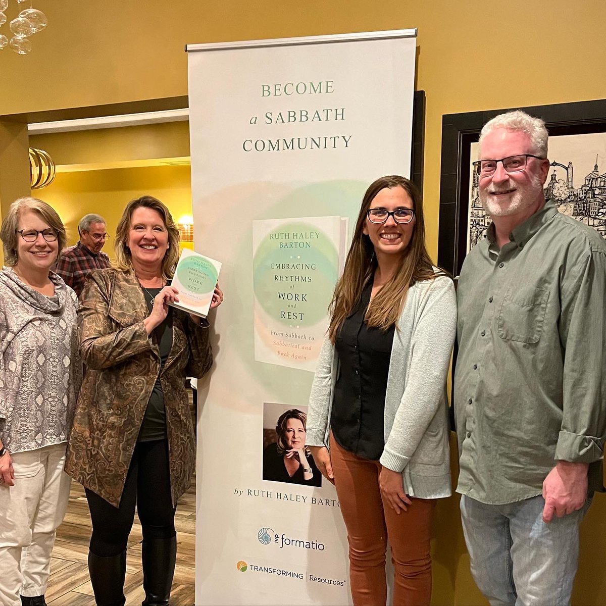 Cindy Bunch (@cindybunch) on Twitter photo Launch day for “Embracing Rhythms of Work and Rest” by Ruth Haley Barton <a href="/TransformingCtr/">Transforming Center</a> Discover the power of weekly sabbath and maybe even a sabbatical. <a href="/formatio/">Formatio</a> <a href="/ivpress/">InterVarsity Press</a> Launch day for “Embracing Rhythms of Work and Rest” by Ruth Haley Barton <a href="/TransformingCtr/">Transforming Center</a> Discover the power of weekly sabbath and maybe even a sabbatical. <a href="/formatio/">Formatio</a> <a href="/ivpress/">InterVarsity Press</a>