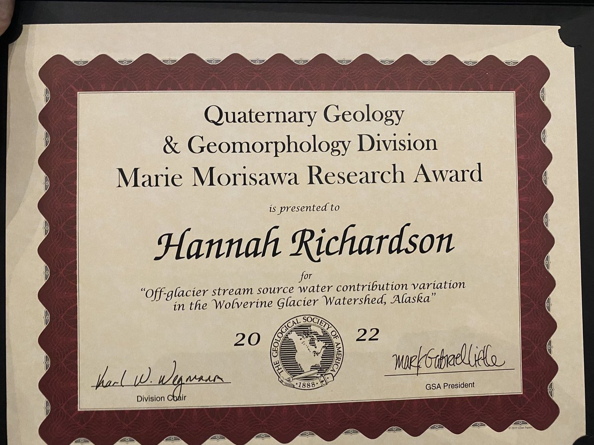 BoiseJen's tweet photo. Wooohooo!! Yay Hannah! ⁦@BoiseStateGeos⁩ https://t.co/aD1MDyrMAI