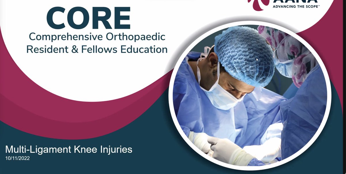 TjongOrthoMD's tweet photo. Thanks to @AANAORG for allowing me to be a part of this important initiative! @Dr_C_Chambers @NMOrthopaedics #orthotwitter #neverstoplearning #MCLinjuries https://t.co/2tjjRH3tBL