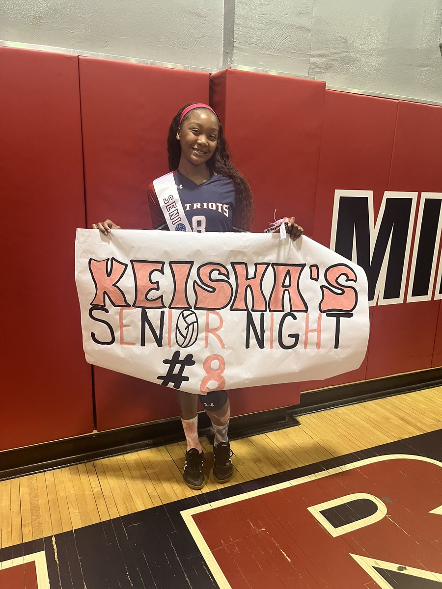 Volleyball Senior Night!  Our Lady Patriots work incredibly hard on and off the court!  #PatriotsNeverRest! #WeBleedRedWhiteAndBlue! #PatriotsNeverRest! <a href="/ms_denbow/">Ms. Denbow</a>