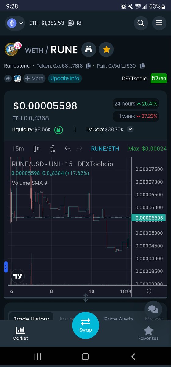 MagicAj1985's tweet photo. @runestonetoken , buys are already coming in, battle competition tomorrow 7am EST, LFG https://t.co/hWqEKPSvUY