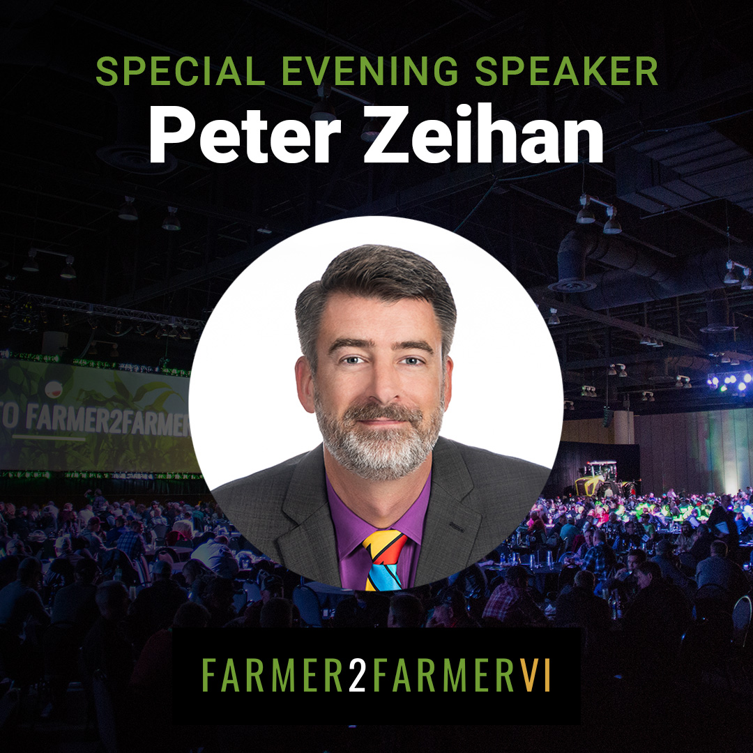 FBNFarmers's tweet photo. There's never been a better time to have geopolitical strategist and noted author Peter Zeihan back at Farmer2Farmer! Hear his special evening keynote and talk on all things impacting the farm economy. Register now at https://t.co/gxxquxZr6y. #F2F https://t.co/GNWJo2GyZn