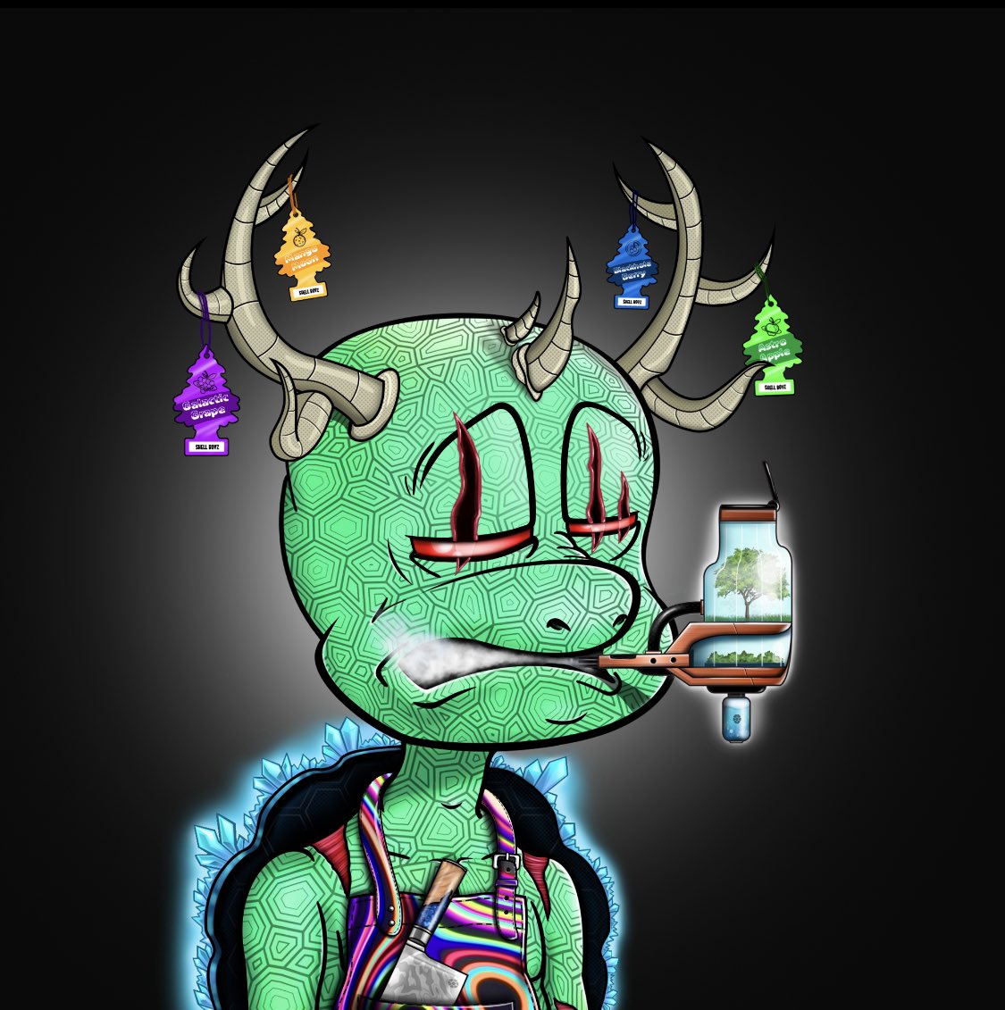 hey_woody1989's tweet image. Realllllly digging these @ShellBoyzNFT 🙌… definitely going to be accumulating a bag of these #gmi #nft #sol