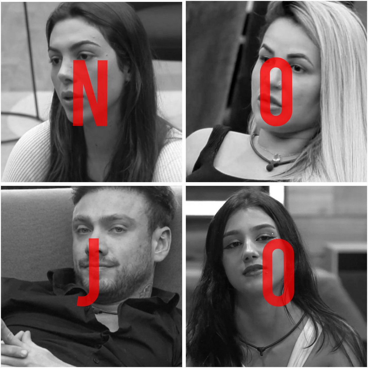 RicaNakai's tweet photo. Quatro pessoas, um sentimento: NOJO

#AFazenda14 #AFazenda #RoçaAFazenda https://t.co/zLxYDW8Txv