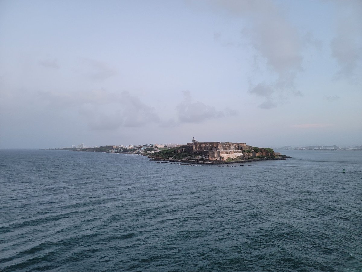 We have sailed away from San Juan, Puerto Rico right on schedule, if not a few minutes early. Tomorrow #CarnivalSpirit will be arriving into our 3rd port of this 8 night cruise in St. Maarten. San Juan sailaway sure is a real pretty one!