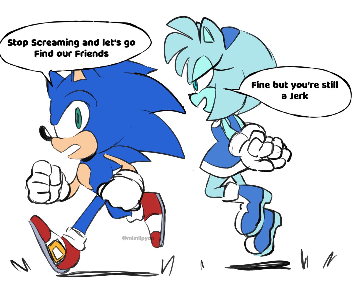 Sonic you jerk 😠
--
#SonicTheHedgehog #SonicFrontiers #amyrose 