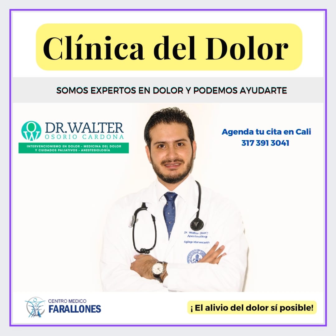 DrWalterOsorio's tweet photo. Somos expertos en #dolor y podemos ayudarte 💯 

¡El alivio del #dolor sí es posible! 👌🏻 

📲 Agenda tu #cita ahora al 317 3913041 
🏥 Centro Médico Farallones, Consultorio 803 
📍Calle 9C #50-25, Cali 🇨🇴
📧 drwalterosorio@gmail.com 
🌐 https://t.co/UrF8K6yqPG

#dolor #bloqueo https://t.co/Bi7VNuQvl9