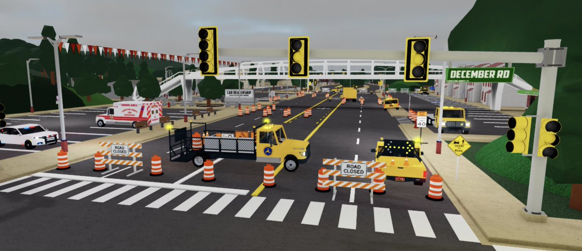 Crews are on-scene of emergency repair operations in front of the Car Dealership in Redwood. Citizens are advised to avoid the area and seek an alternate route.