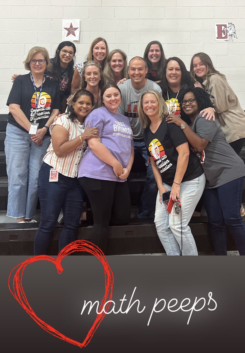 Hands down the best math team around! #broncosignite