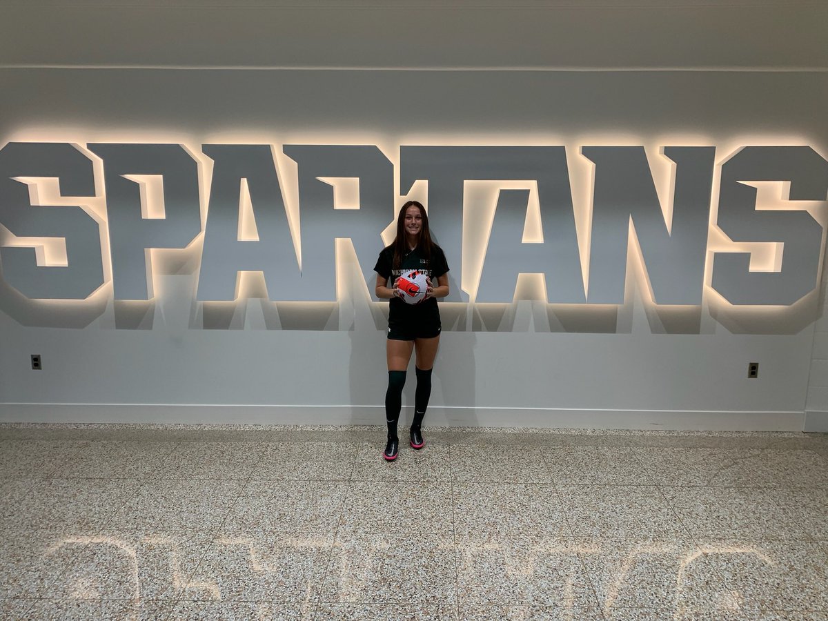 I had the best weekend at Michigan State. I loved being able to spend time with the coaches and teammates. I’m looking forward to being a part of the spartan family! #GoGreen <a href="/MSU_wsoccer/">Michigan State Women's Soccer</a>