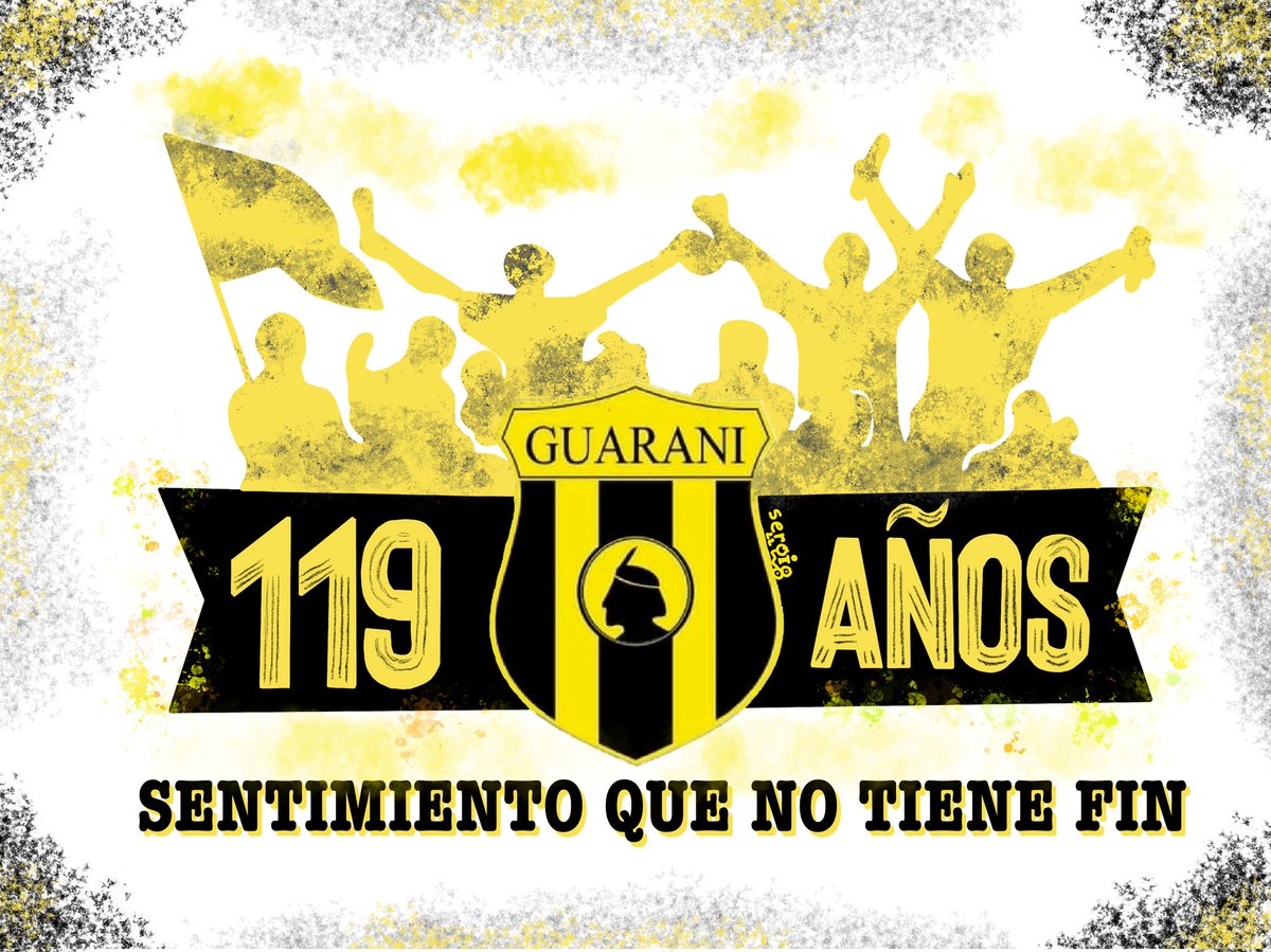 119 años de historia imborrable! Feliz aniversario mi querido @clubguarani !!! Espero les guste y compartan este pequeño homenaje de mi parte. <a href="/Danytroche/">Daniel Troche</a> @Serna_Carlos <a href="/680carlos/">Carlos Martini</a> <a href="/raza_oficial/">La Raza Aurinegra - Oficial</a>