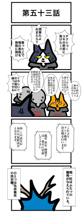 第五十三話
※ここに来てちょっとマジで息切れしてきたので明日と明後日は休載させてくださいほんとすんません。休んだ分しっかり龍堂対ユキ描きます。
#カードゲームうさぎ 
#エピソード・ライ太 