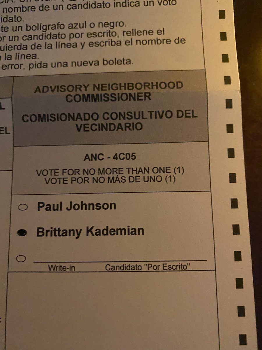 kademian87's tweet photo. It’s happening! 🥳 How exciting to see my name on the ballot. Don’t forget to vote via mail-in ballot or in person on Nov 8! #anc4c #Election2022 #ballot #vote #4c05 https://t.co/GY756DpCWt