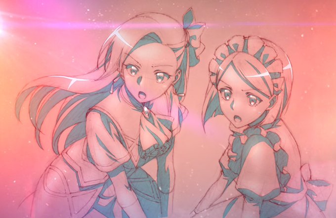 Wcześniejszy retusz zdjęć.
過去絵レタッチ。 