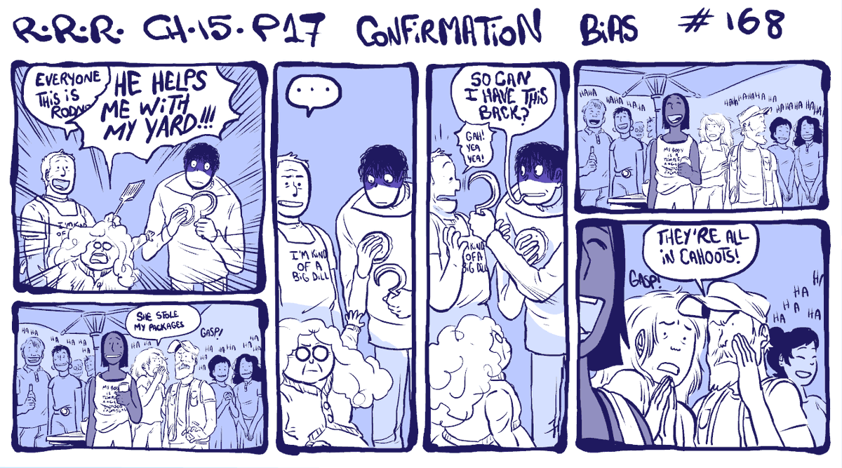ch15 p17 ! Confirmation Bias...
All previous strips neatly arranged in my pinned tweet!
You can also read #rodneyrrodney on webtoons! :D
