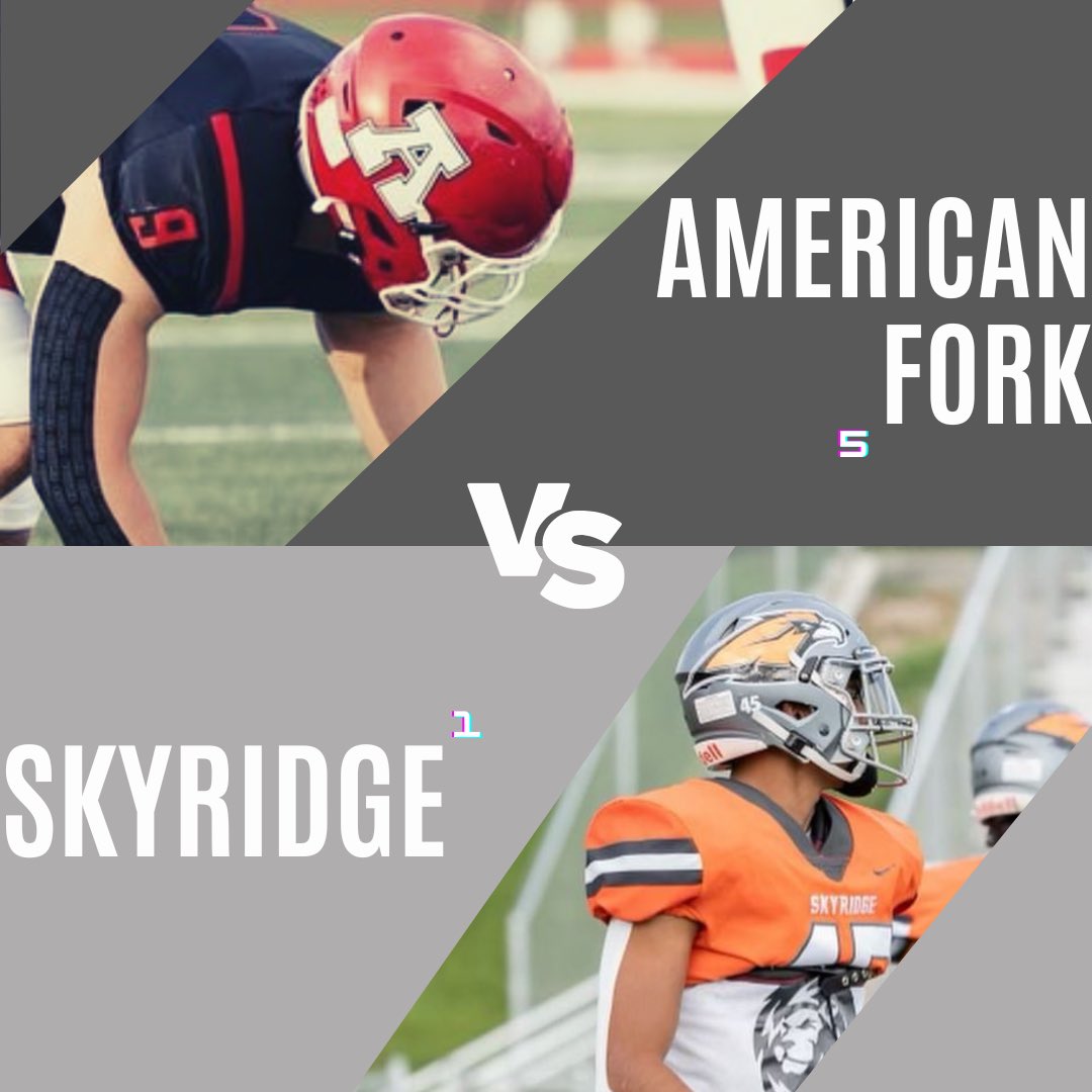 Tomorrow’s game of the day 🔥 @skyridgefb @cavemanfootball