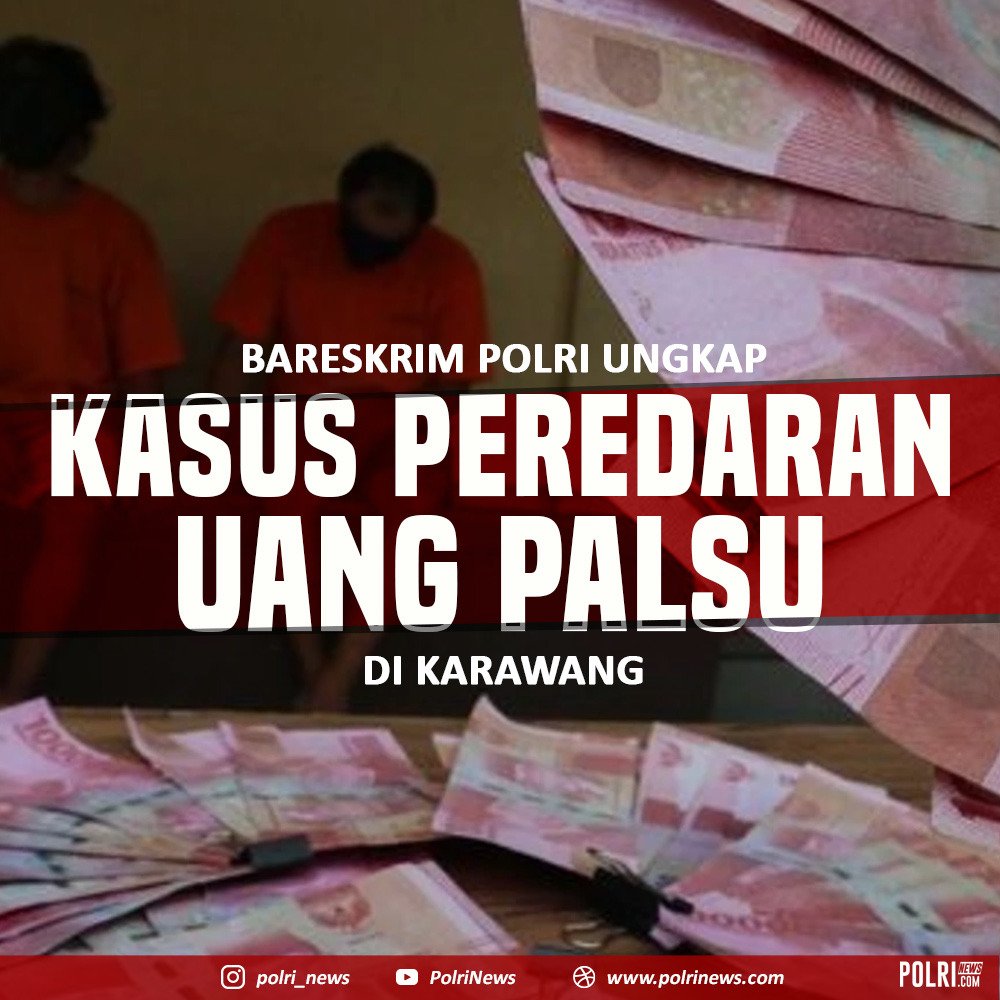 Bareskrim polri ungkap kasus peredaran uang palsu di karawang
#TerbaikUntukRakyat
Polri Kawal Harapan Publik