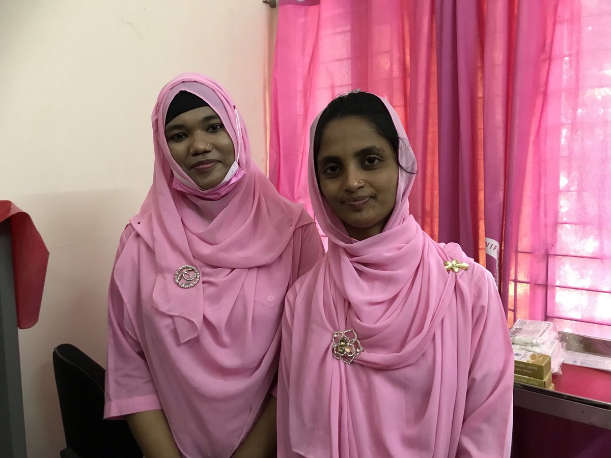 Joy Kemp (@kemp_joy) on Twitter photo Blown away by Sanzida and Monira, our graduate young midwife leaders,
leading midwife led respectful maternity care in rural Bangladesh <a href="/MidwivesRCM/">Royal College of Midwives 💙</a> @BirteLam <a href="/GillWaltonRCM/">Gill Walton</a> Blown away by Sanzida and Monira, our graduate young midwife leaders,
leading midwife led respectful maternity care in rural Bangladesh <a href="/MidwivesRCM/">Royal College of Midwives 💙</a> @BirteLam <a href="/GillWaltonRCM/">Gill Walton</a>