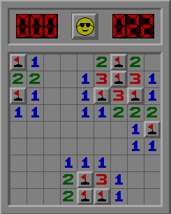 doomguy2021's tweet photo. I've gotten into MInesweeper lately and won a beginner level game. I did beginner because I suck ass at Minesweeper. https://t.co/hI48ZUiao8