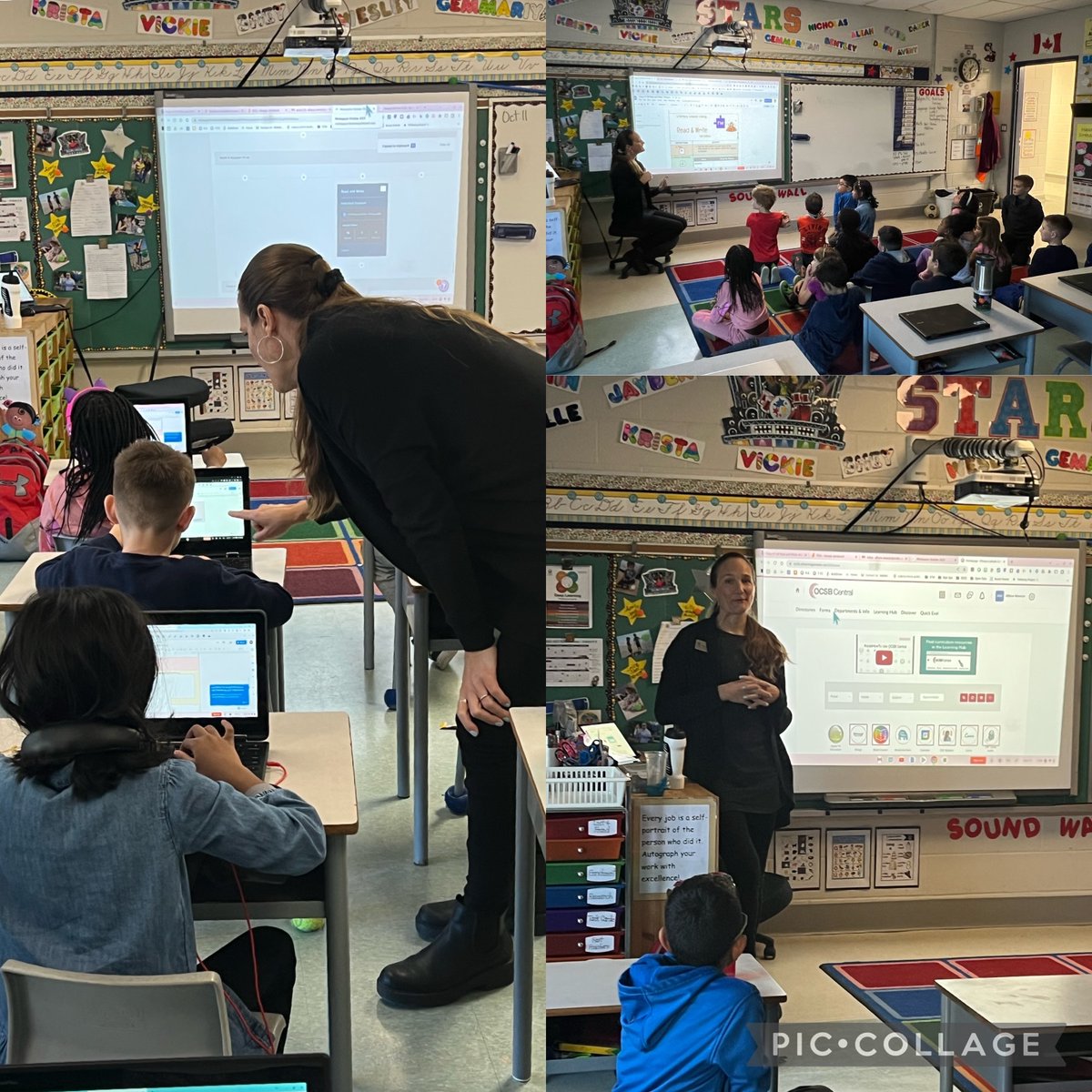 Grade 3 Ss <a href="/AssisiOCSB/">St. Francis of Assisi School</a> were thrilled to welcome @WawrynEd to our class. We have become experts at Google Read &amp; Write!