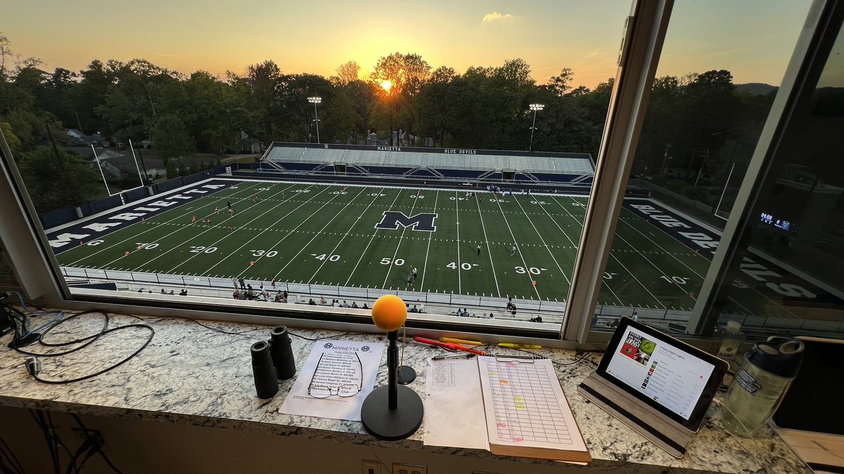 TMayerTV's tweet photo. #FlagFootball season is underway! Beautiful way to start the season @MariettaGAhs @allatoona_hs and @McEachernHigh triple header, everyone won a game! #Go1and0today #GoBigBlue #MariettaBlueDevils #MHSBlueDevils https://t.co/7CxqrbAJSJ