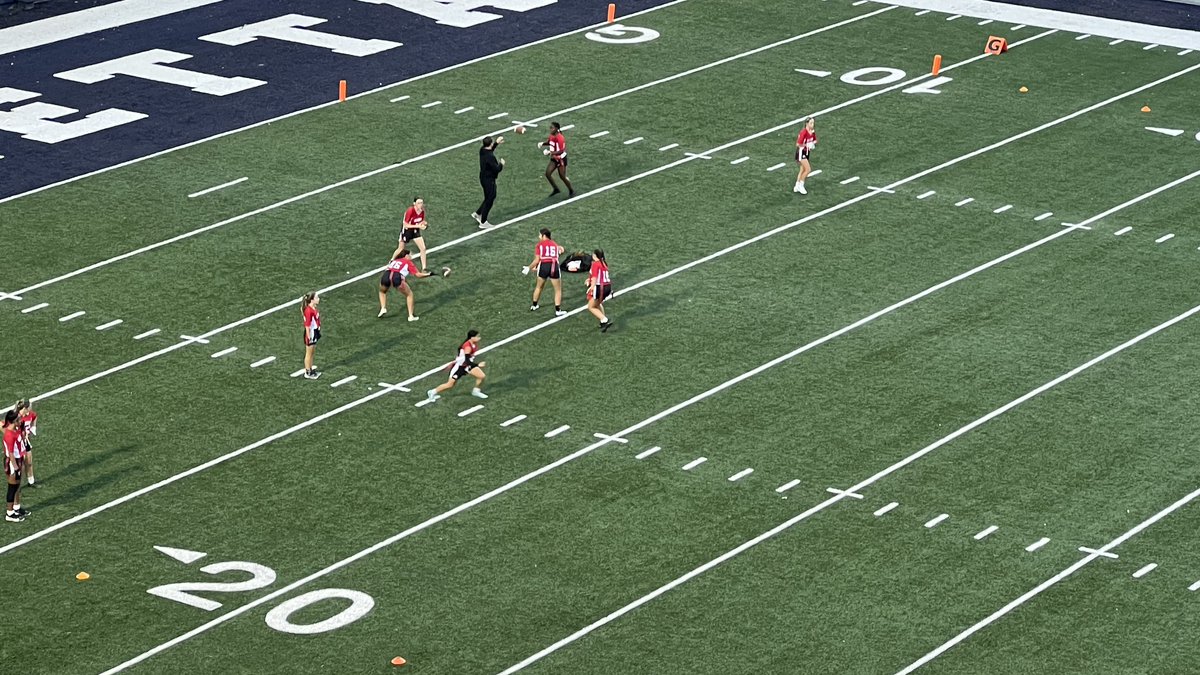 TMayerTV's tweet photo. #FlagFootball season is underway! Beautiful way to start the season @MariettaGAhs @allatoona_hs and @McEachernHigh triple header, everyone won a game! #Go1and0today #GoBigBlue #MariettaBlueDevils #MHSBlueDevils https://t.co/7CxqrbAJSJ