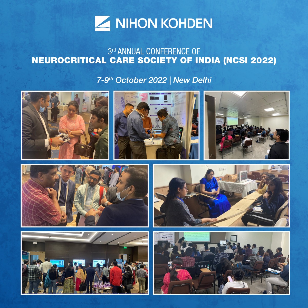 NihonKohdenIn's tweet photo. Our unique EEG Headset AE-120A brings a new trend in #EEGMonitoring in ER/ ICU. Its quick and easy-to-use capabilities attracted many neurointensivists during their visit to our booth at NCSI 2022.
To know more, visit: https://t.co/nFdG2bhnUP
#NihonKohden #CriticalCare https://t.co/7MIyGlizZf