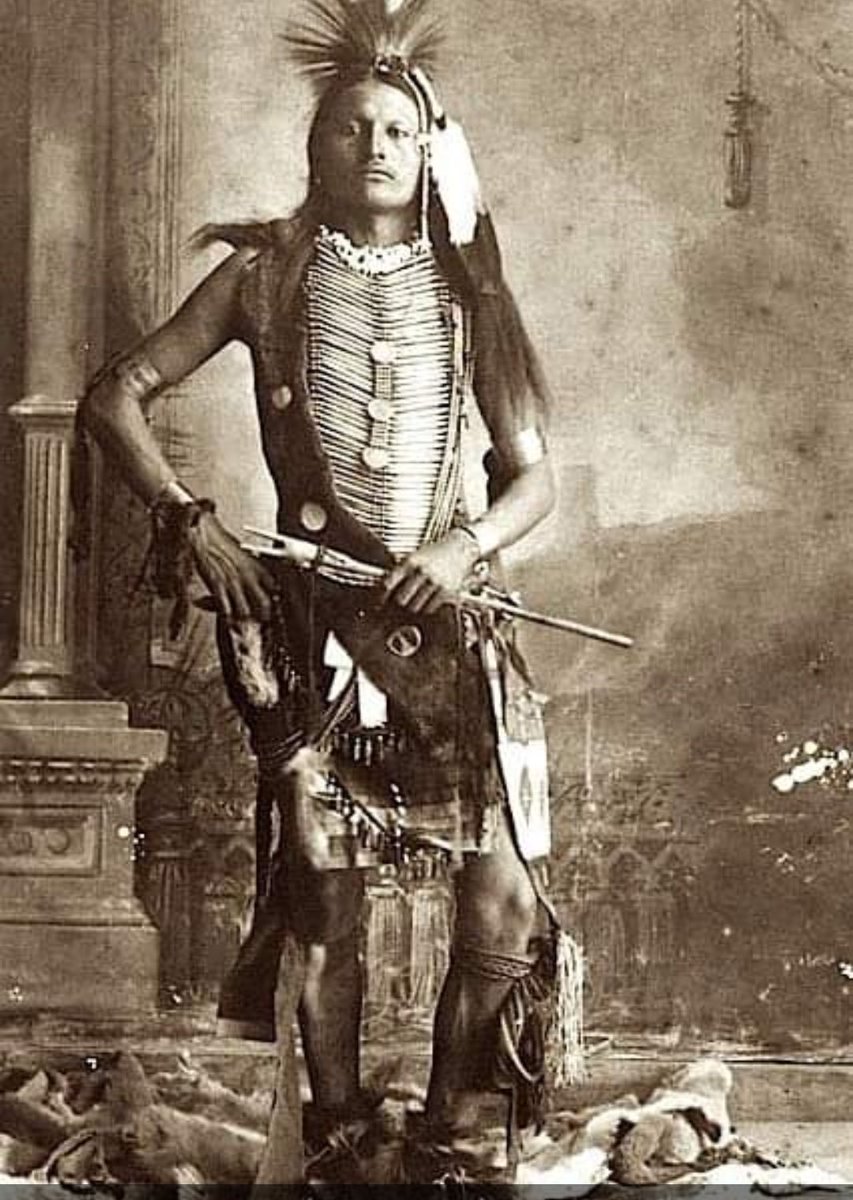Nativetoday_'s tweet photo. Cheyenne man, Bird Wild Hog; also known as Hedge Hog 1890. Photo by Christian Barthelmess
#nativeamerican #nativeamericanpride #nativeamericanculture #nativewolver https://t.co/bjK2RIz0K3