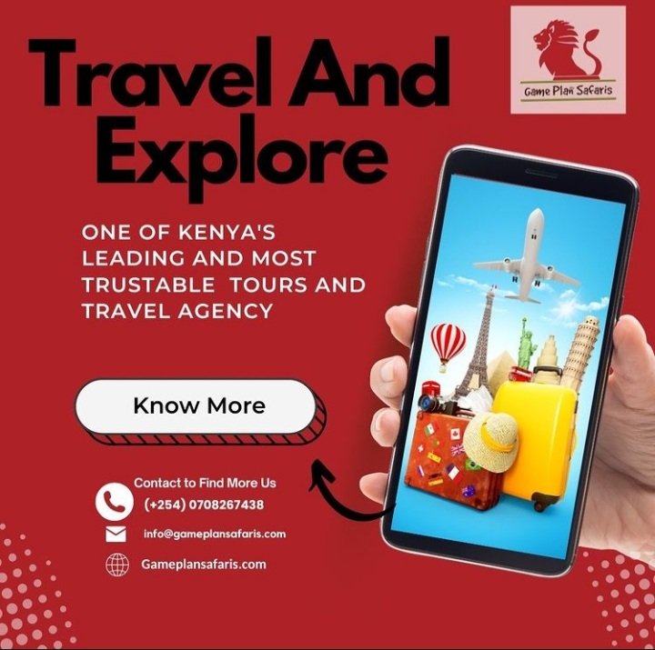 Have you heard about the best Tours &amp; Travel Agency in Kenya? 
We make sure to give you rhe best holiday at the best hotels with the best prices
Cheza kama wewe
.
.
.
.#hotelbookingservices #hotelNairobi #hotelskenya  #travelphotography #animals #photography #travelgram #safari