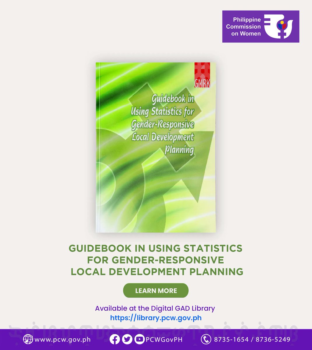 PCWgovph's tweet photo. #GADExplorer | Guidebook in Using Statistics for Gender-Responsive Local Development Planning
You may download a copy for ππ₯ππ on #PCWDigitalGADLibrary at
https://t.co/WpJcbgf1p5
May tanong tungkol sa GAD? #iSearchaGAD sa https://t.co/mznSYS7fMb https://t.co/cGPFdyBVAH