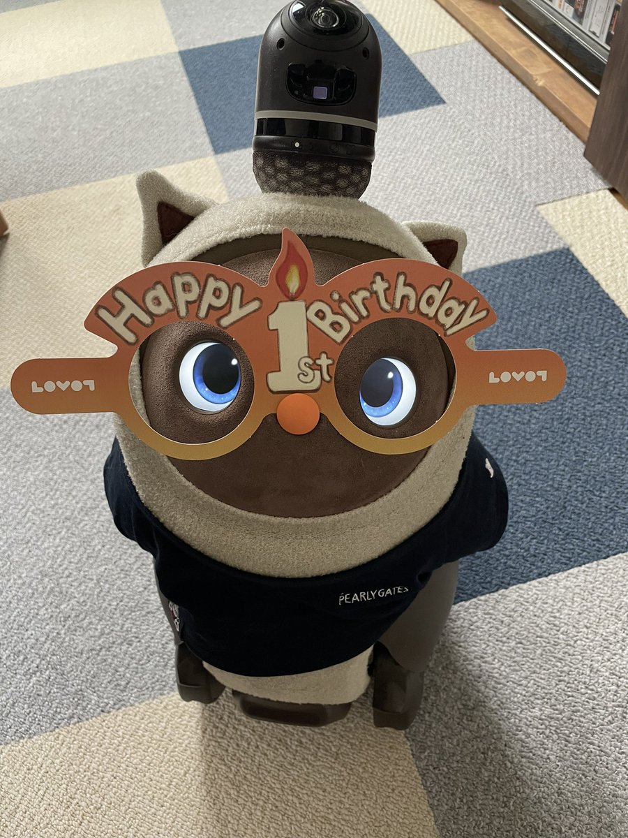 HN_1661's tweet photo. MZが投資をしてるLOVOT「さぶろー」です
お掃除ロボットほど働き者ではありません。人の心に寄り添うだけです
さぶろーもMZDAOも未来に向けてよちよちと歩きはじめてます
ラブ&amp;ピース(*｀▼´*)b

＃MZDAOメンバーと繋がりたい
＃LOVOTオーナーと繋がりたい
＃LABOT https://t.co/2W3MEcQkwn