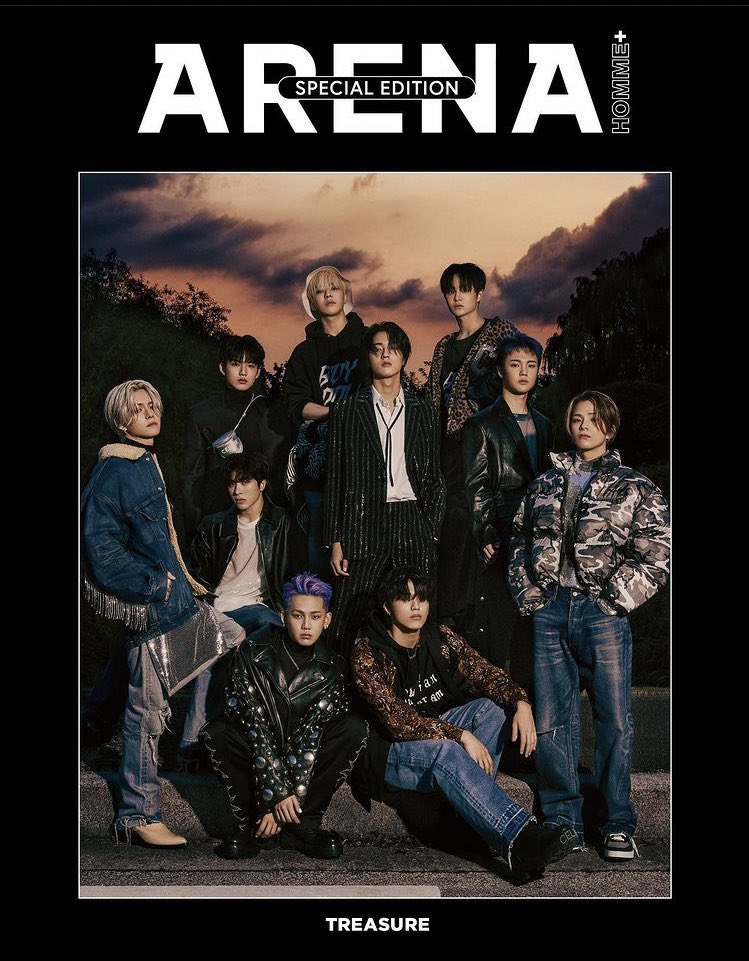 ARENA HOMME SPECIAL EDITION COVER WITH #TREASURE 

Our gems are now shining as the new cover of Arena Homme! 😍💗

🗓️Official release: Oct. 21

It is now available on the link below. This magazine has 36 pages. Order yours now!

🛒smile24.kr/goods/goods_vi…

#TREASURExArenaHomme