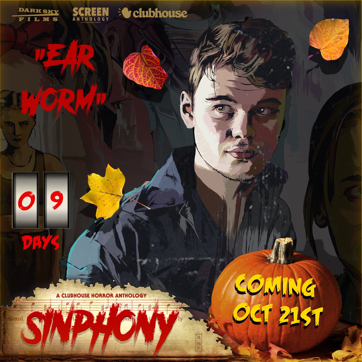 JasonRagosta's tweet photo. The @sinphony_film segment of the day is EAR WORM, written & directed by #StevenKeller .
A young contractor, hired to remove mold from a house, inhales strange spores, causing hallucinations and murder.
#sinphonyhorroranthology #indiehorror #horrorfam #earworm https://t.co/5JywsitXZu