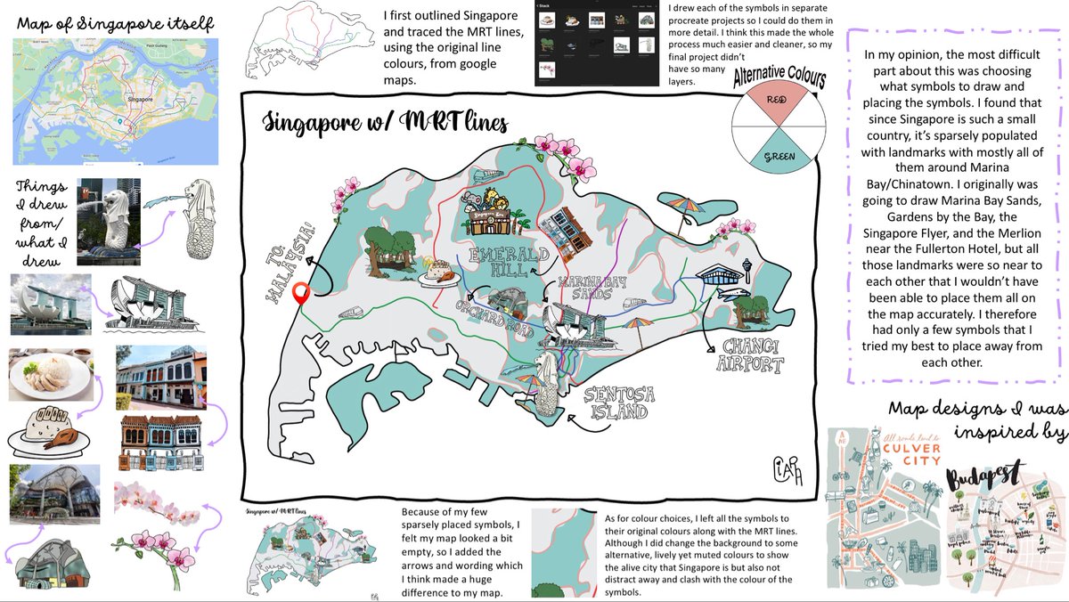 CasesNicola's tweet photo. Year 9 Graphics students have completed their first brief β an illustrated map using #Procreate, their research into landmarks and other designers and colour harmonies. Great work!
#dcsg #dulwichdifference #gcseart #gcsegraphics #artdepartment #arteducation https://t.co/ihpBXscBGl