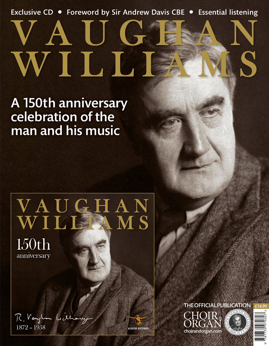 Celebrate the 150th anniversary of Ralph Vaughan Williams with our official collectors' edition, published in association with @RVWSociety! The 100-page publication explores the composer's life and works and includes an exclusive 26-track CD 💿 magsubscriptions.com/vaughan-willia… #RVW150