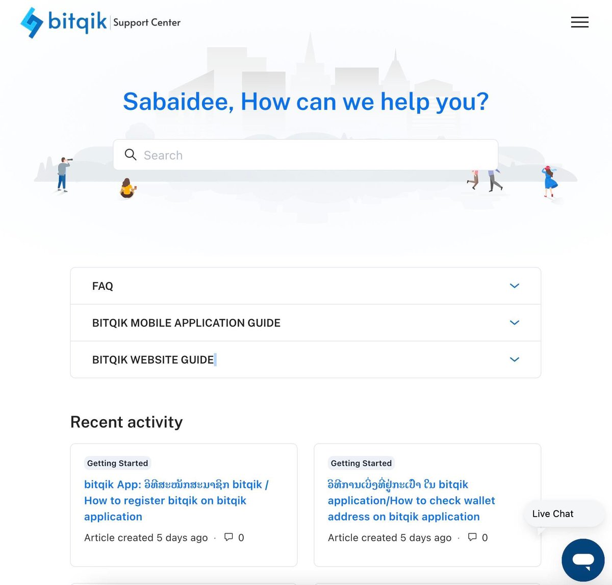 Hi there, bitqik has a support center to support all inquiries from customers. If you have any questions or issues regarding our services, kindly go to the support page at support.bitqik.com. Our support team is there to guide you all the way.

Thank you. #bitqik #laos