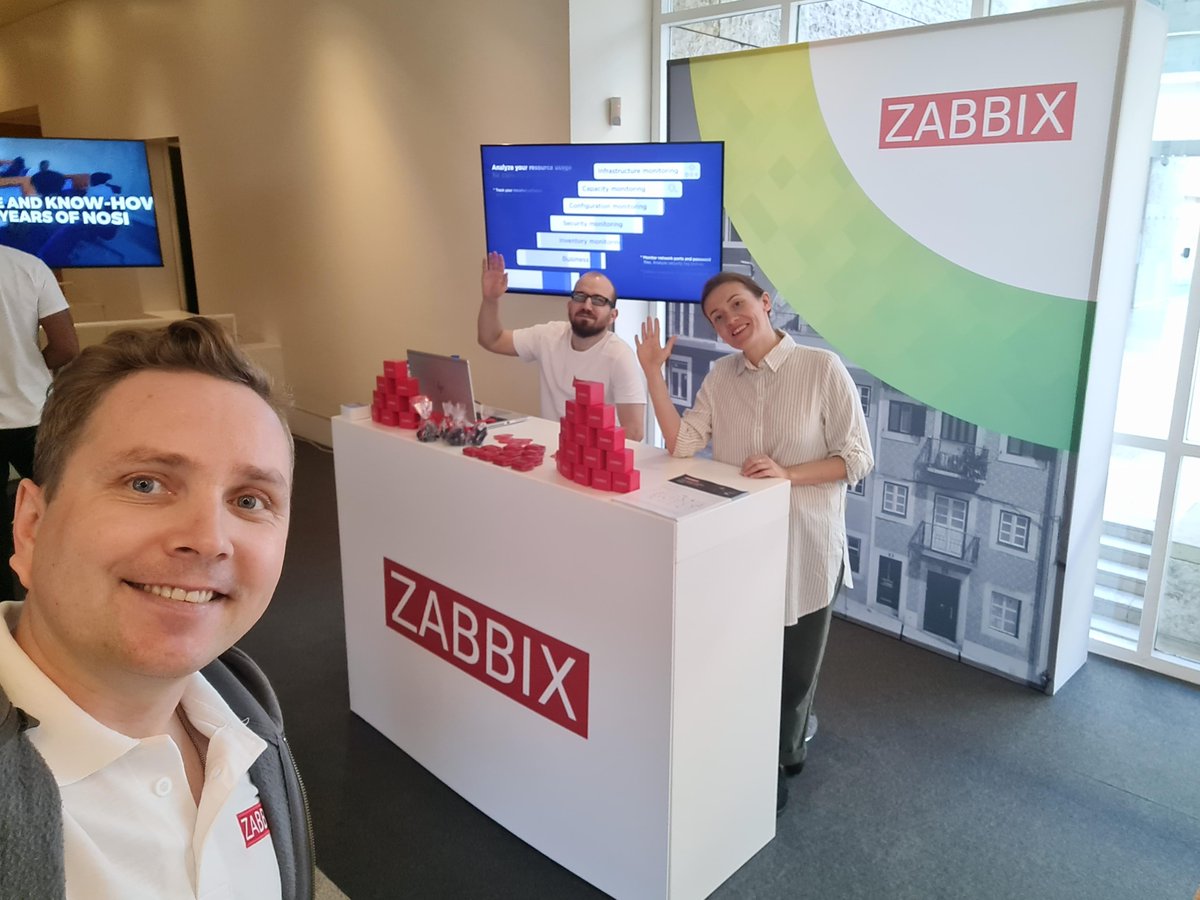 zabbix's tweet photo. #Zabbix is at @OpenSourceLx 2022 right now!
👋 Come greet our team at the Zabbix booth, chit-chat with us and ask your questions.
🎤 Later, Alexey Mitrofanov will take the stage with his speech on making #opensource code more secure.
#OpenSourceLX @LifeAtSyone https://t.co/NDVxzxMdhJ