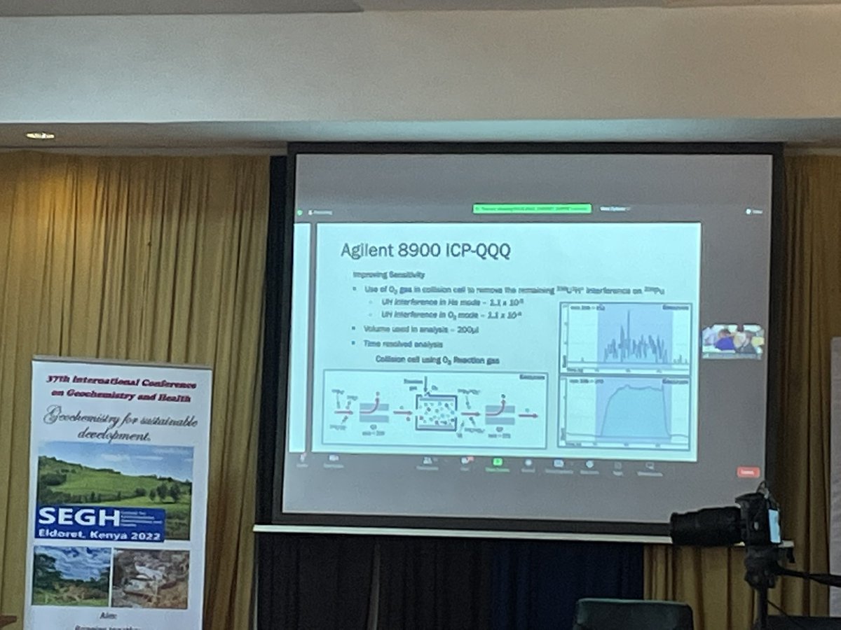 Sophia dowell - Plutonium isotopes as a measure of soil erosion in Kenya by icp-qqq-ms #Agilent 8900