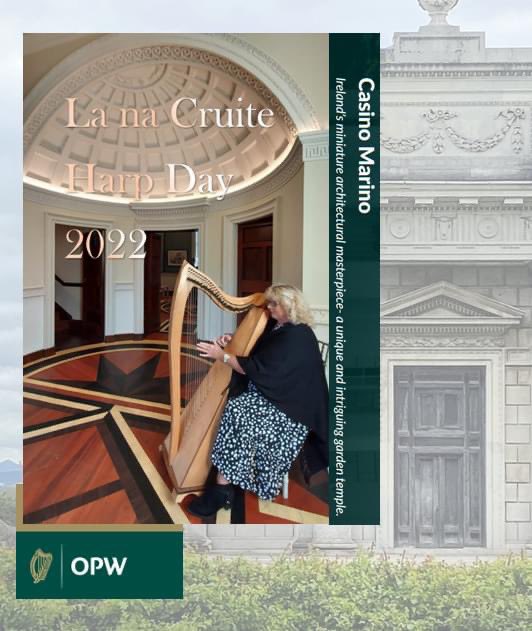 A reminder that this weekend we’re celebrating #OpenHouseDublin from Fri 14th to Sunday 16th with guided tours at 10am, 12pm, 2pm & 4pm 

and celebrating #HarpDay2022 #LáNaCruite on Saturday at 12pm
with a Recital in the Blue Saloon.

Book now as places are limited 
Ph. 018331618