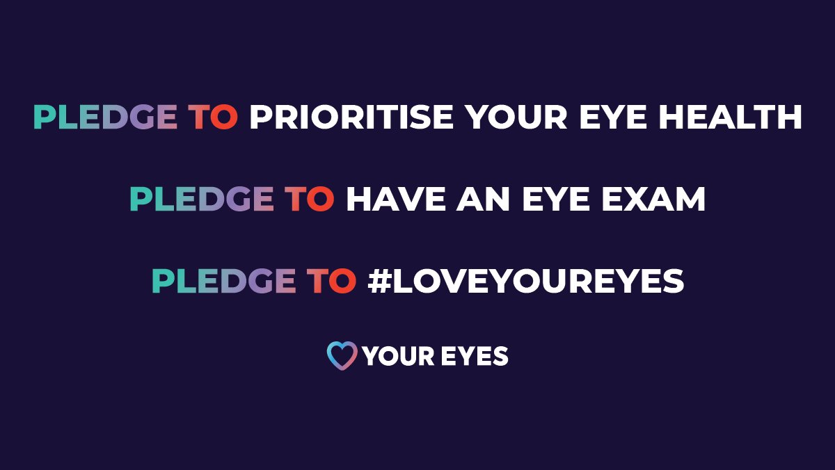 SwissBeee's tweet photo. Make these pledges, because, your eyes matter!!!
Celebrate your eyes, this #WorldSightDay2022 coming up tomorrow - #13thOctober2022!
#LoveYourEyes
#BeDelibrate
#CheckYourEyesToday
#WSD2022
#AllEyesMatter
@eyehubnigeria
@NEHP_FMoH
@Fmohnigeria
@WHONigeria
@IAPB1 https://t.co/nljIlSFE26