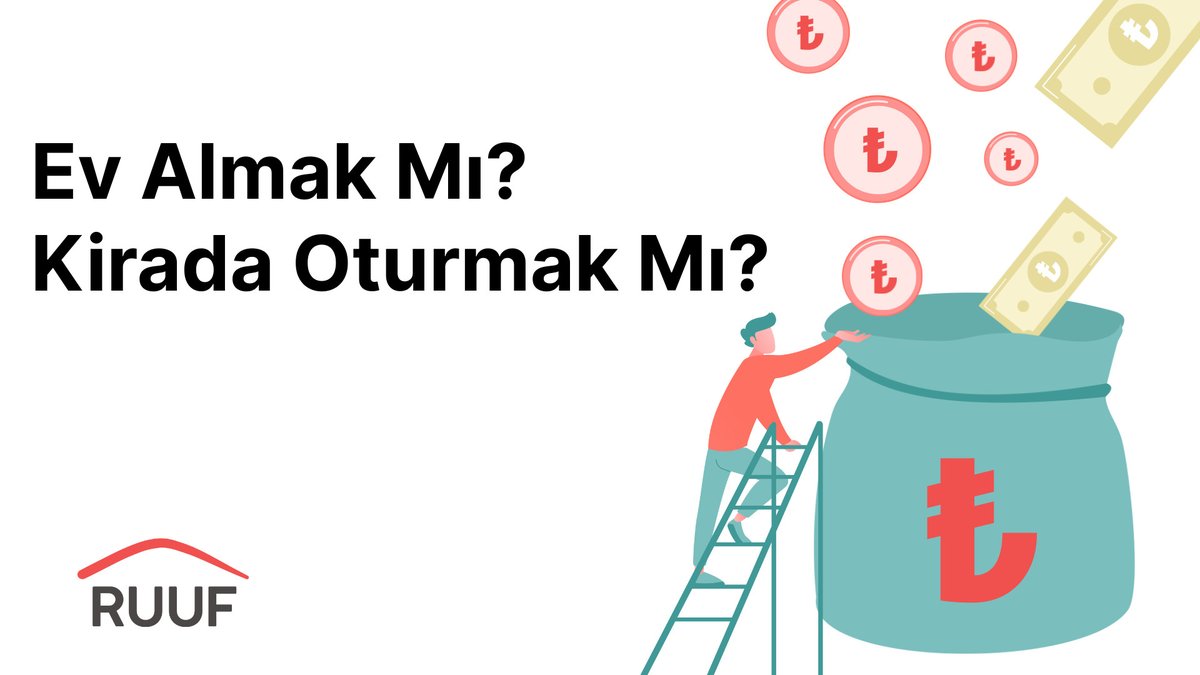 ruuf_tr's tweet photo. Her geçen gün #emlak piyasasında yaşanan hareketlilikler nedeniyle #evalma nın mı kirada oturmanın mı daha avantajlı olduğu konusunda karar vermek oldukça zor. Buradaki en büyük karar mekanizmasını da aslında bütçeniz belirliyor. https://t.co/yUHESPBgoy