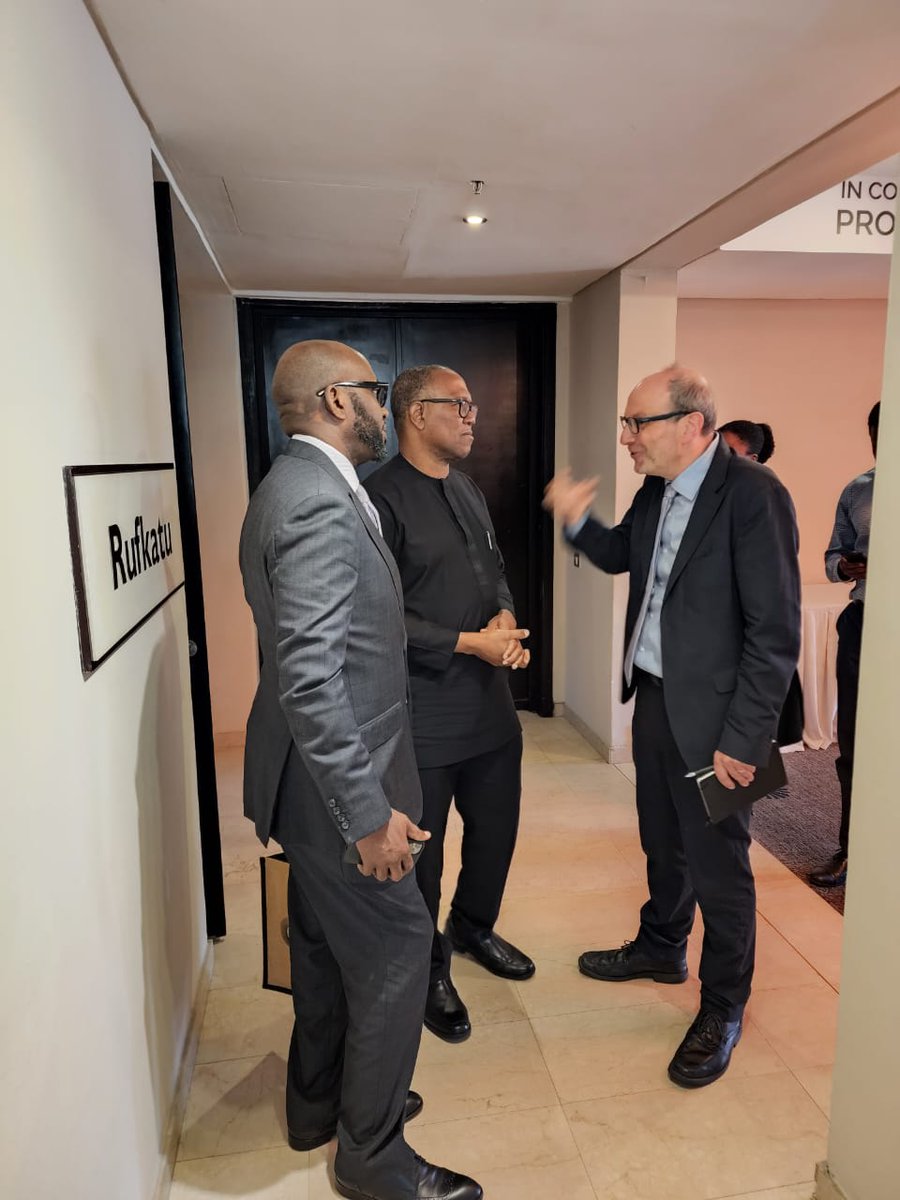 PeterObi's tweet photo. Yesterday, I joined some members of Nigeria's attentive public at the conference organized by the Aig-Imoukhuede Foundation in Lagos. I thank Aig Imoukhuede for his contributions toward promoting developmental discourse on nation building. https://t.co/gtw4ufiJYe