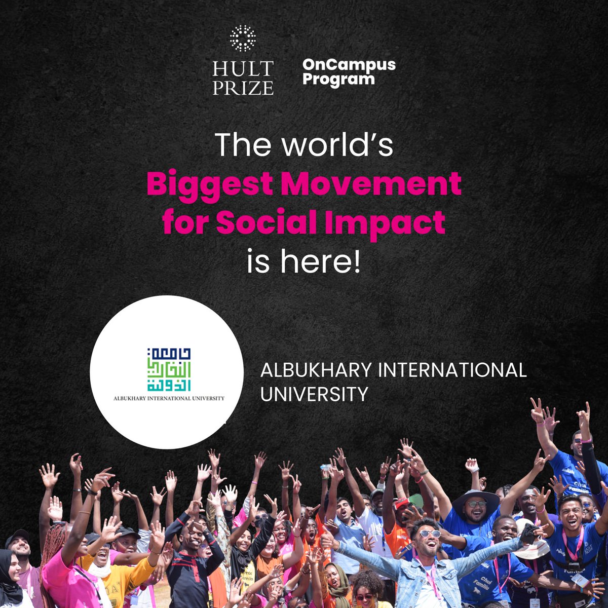 AIUHultprize's tweet photo. Are you interested in standing a chance of winning 1 Million dollars for an innovative social enterprise?

AIU Hultprize Oncampus Program is back!! 

Stay tuned for our upcoming info session and prepare yourselves for a lifetime opportunity.

#hultprize 
#socialenterprise https://t.co/zUsuoL2MWA