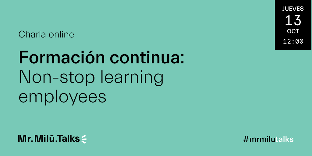 werainmakers's tweet photo. 📢 No te pierdas nuestra charla sobre formación continua, con nuestro compañero Arnau, que nos hablará sobre cómo un buen plan de formación prepara a trabajadores y empresa para los retos del futuro 🚀
Mañana a las 12 aquí 👉🏼 https://t.co/G3QKMv0ufe
#mrmilutalks #sharingknowledge https://t.co/nrqrCVYWJn