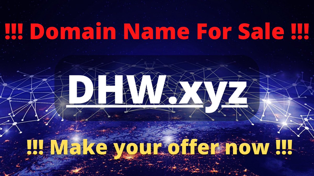 DomainMr's tweet photo. https://t.co/SzPY9QKZBk #Domain for sale
#100DaysOfCode #xyz #ecommerce #coin #entrepreneur #gcodingcomps #startups #Domains #DAO #opensea #ETH #Crypto #NFTs #tech #codedailybot #Coinbase #Meta #CoinMarketCap #web3 #Binance #CoinDCX #Robinhood #blockchain #AWSstartups #BITech https://t.co/vnnzkKgwh2