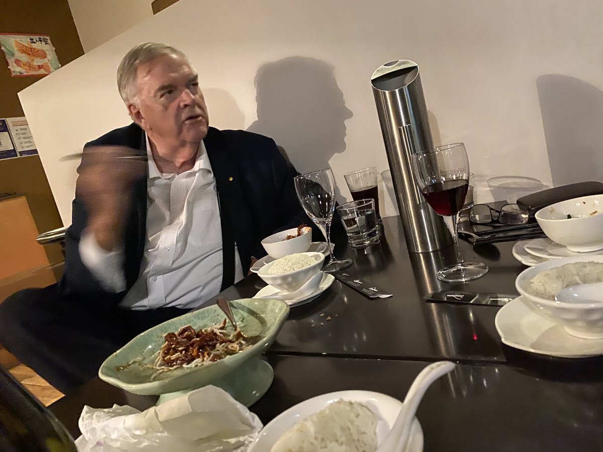 c_s_wallace's tweet photo. Geopolitics with a side serve of fab Chinese food at #ChinaPlate #Kingston. #auspol https://t.co/ENEH5ymnFz