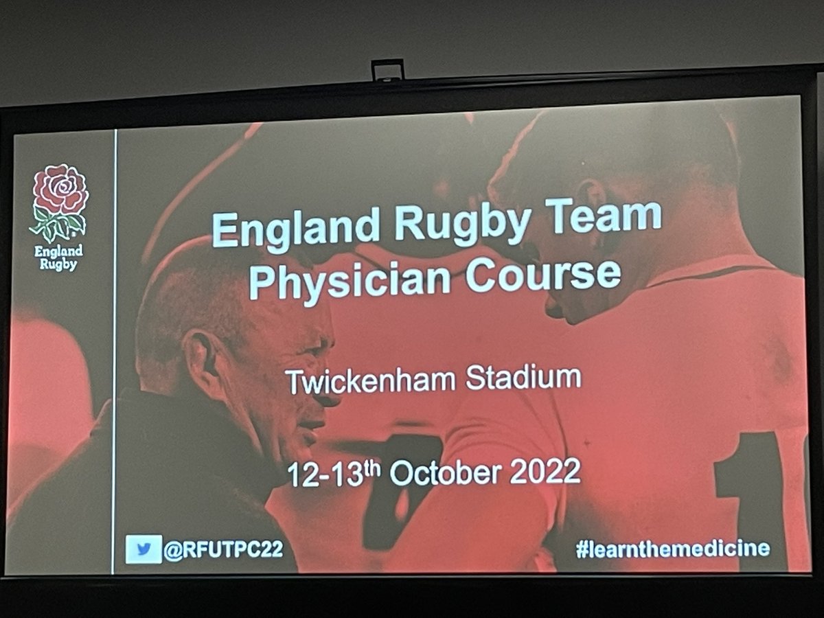 Starting the day at Twickenham with a day of Rugby. Can’t wait 🤓 <a href="/rfutpc22/">RFUTPC22</a> #Learnthemedicine Thank you <a href="/HornbyKaty/">katy hornby</a> 👏