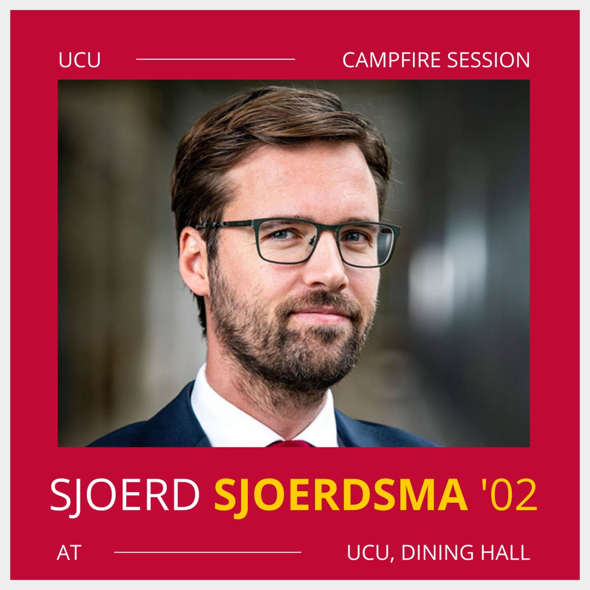 Our Alumni Office invites current and former University College Utrecht students to a new event series: UCU Campfire Sessions. First up: Parliament member and UCU alumnus Sjoerd Sjoerdsma ‘02 on Wednesday 19 October. More information on our website. uu.nl/en/events/ucu-…
