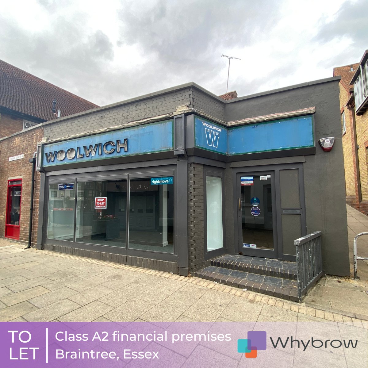 Class A2 financial premises are available for rent!

The property comes with a fully glazed front and rear elevation and front entrance, a kitchen, WC and a separate partitioned office.

💸 18,500 pax
➡️ 925 sq.ft (86 sq.m)
📍 Braintree, Essex

Call us today:
📞 01206 577667